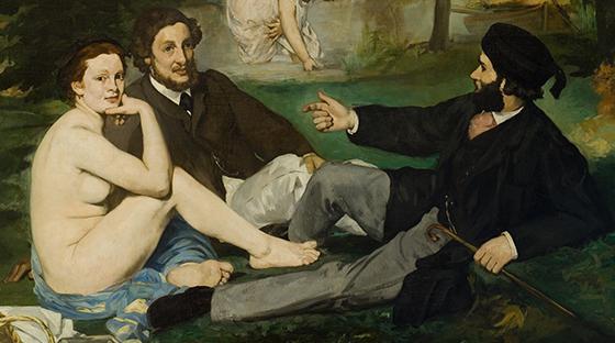 Dejuner sur l'herbe, painting by Manet